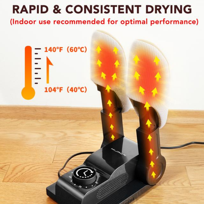 Heat Blower Boot Dryer with Timer