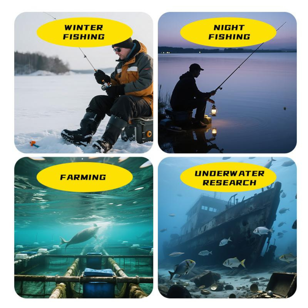 Underwater Fishing Camera with Infrared Night Vision Light