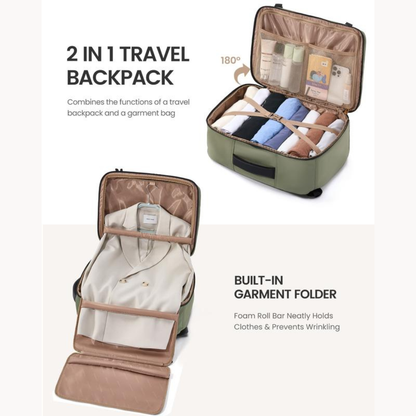 Carry-On Travel Waterproof Backpack