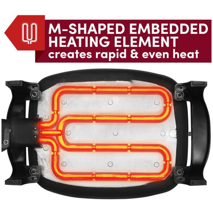 Jumbo Electric Skillet w/sy-Pour Spout