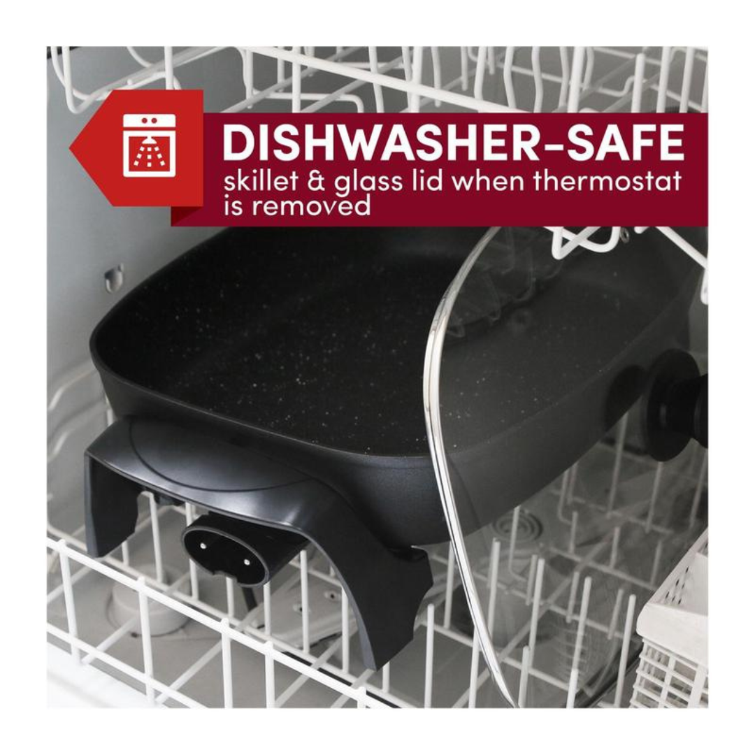 Jumbo Electric Skillet w/sy-Pour Spout