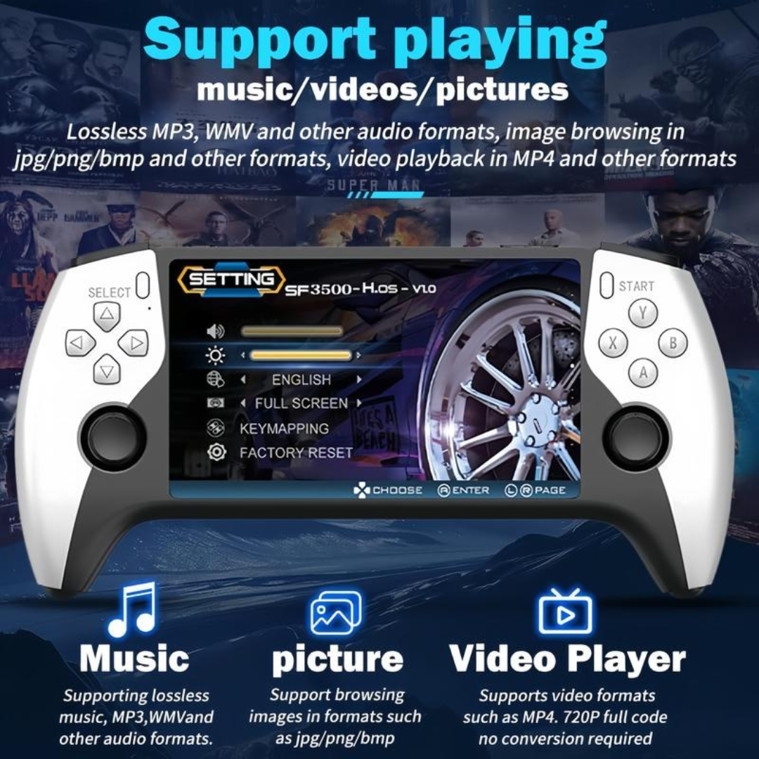 Portable Retro Handheld Game Console