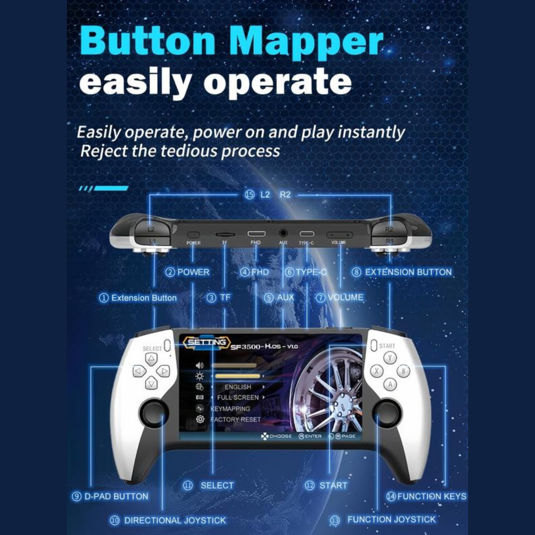 Portable Retro Handheld Game Console