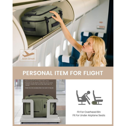 Carry-On Travel Waterproof Backpack