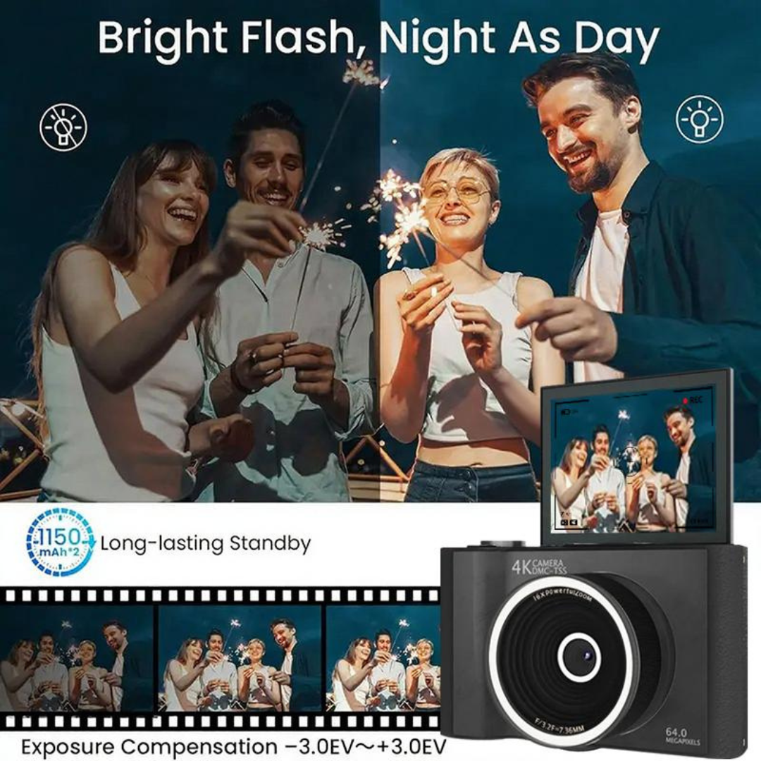 Digital Camera for Photography with Fill Light